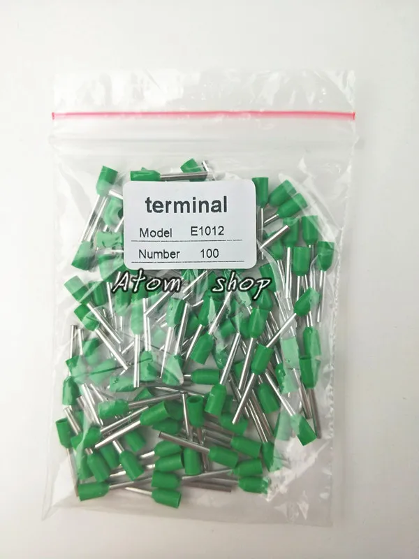  E1012 Тип трубки клеммные трубчатые терминала ПИН кода колодки оболочка иглы