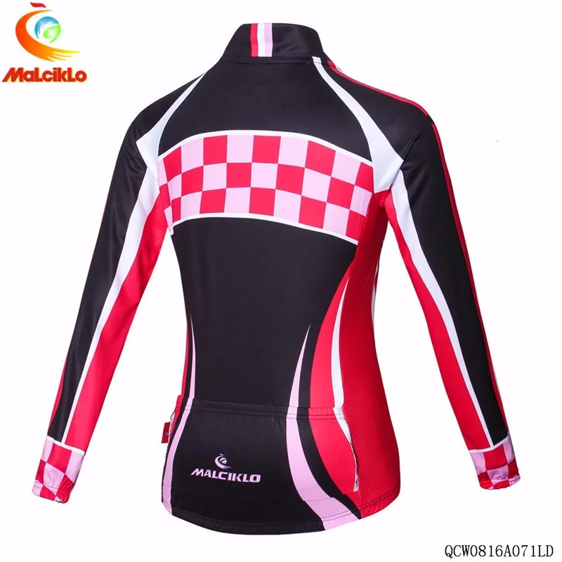 Открытый Спорт для женщин Майо зима термальность флис Bicicleta Велоспорт Джерси Ropa