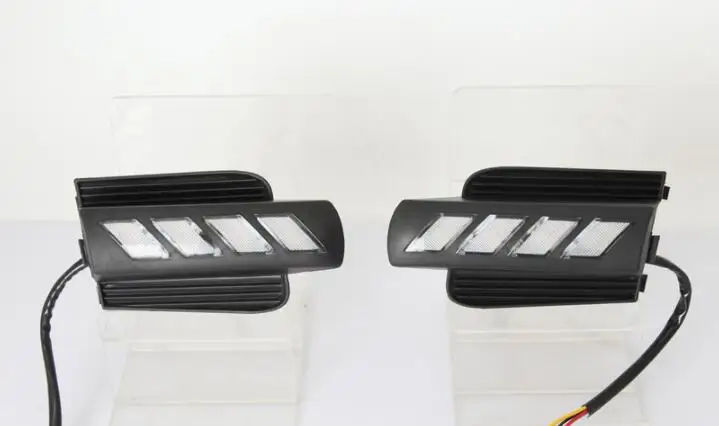 DRL для Toyota Prado 120 Land cruiser LC120 FJ120 2003 2004 2005 2006 2007 2008 2009 Светодиодный дневной светильник противотуманная фара