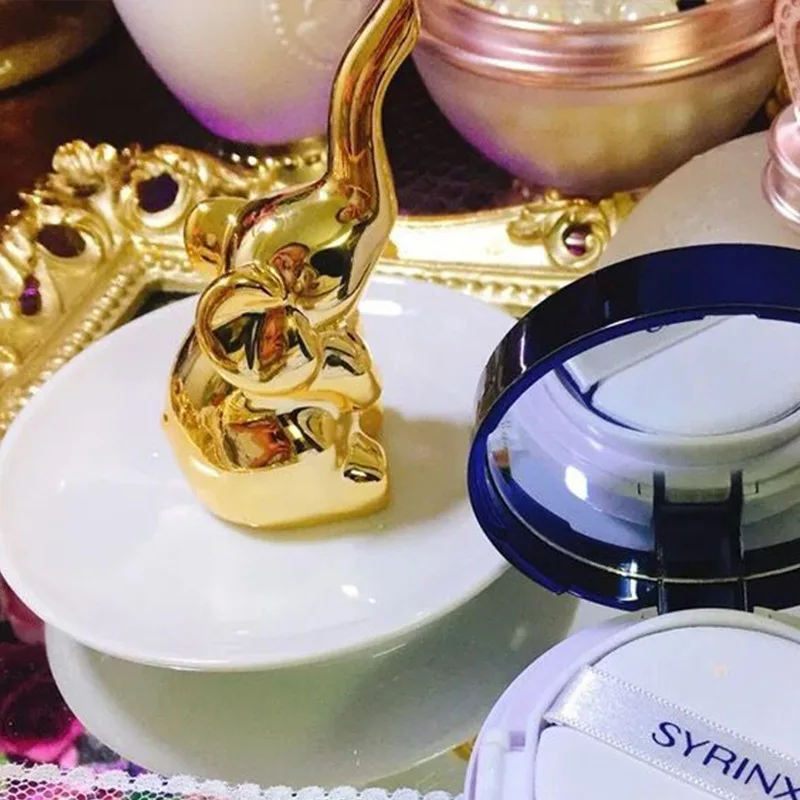 Керамические золотистые рога слона домашние декоративные аксессуары элегантный