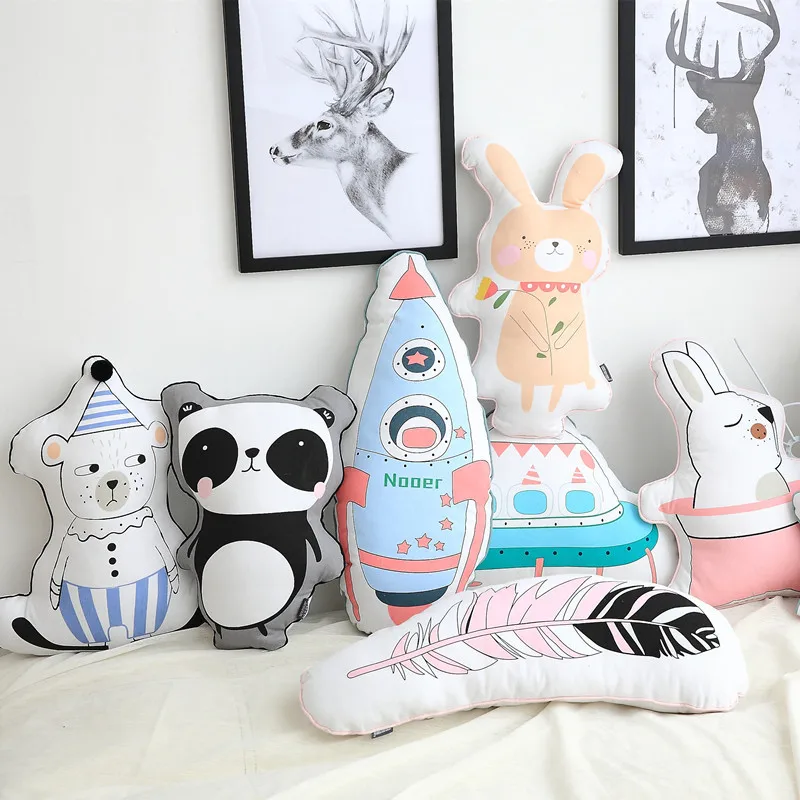 Детские милые мягкие игрушки детские плюшевые подушки мягкая хлопковая Подушка