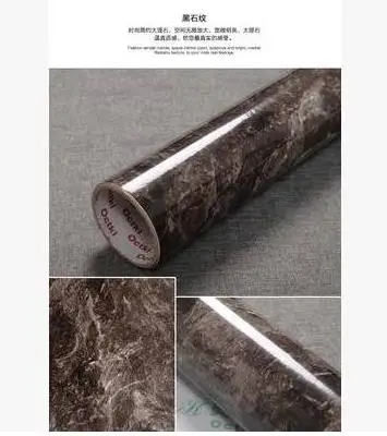 Толстые мраморные обои из ПВХ самоклеящиеся настенные наклейки