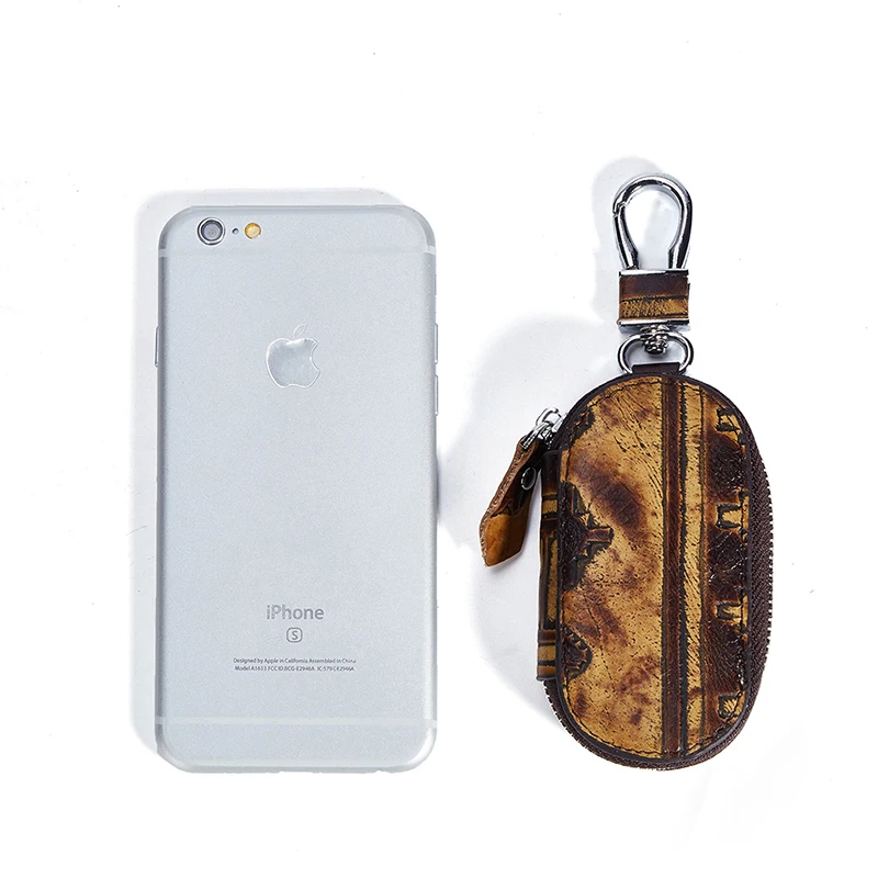 Высокое качество унисекс брелок молния монета сумка ключница ключ случайный