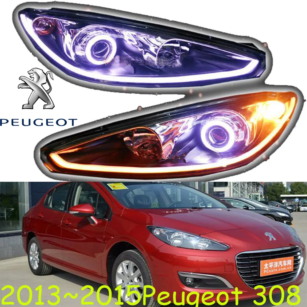 2013 ~ 308 Y для фасветильник Peugeot подходит LHD и RHD автомобильные аксессуары