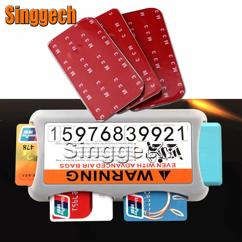 Atreus новый автомобиль Бизнес держатель карты парковки для Hyundai Solaris Tucson 2016 kia Rio K2 Ceed