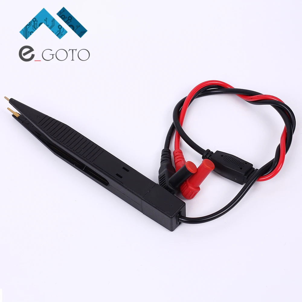 Мультиметр конденсатор Тесты er Индуктивности SMD клип зонда Пинцет электронных