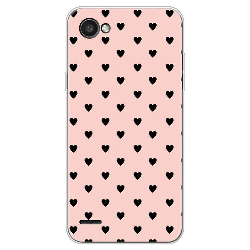 duoaxfen Чехол для Fundas LG Q6, чехол, силиконовый мягкий ТПУ в виде сердца, для влюбленных, Капа для LG Q6 Plus X600 Alpha Q6A M700, чехол для телефона, роскошный, защитный, милый - Цвет: duoaxfen