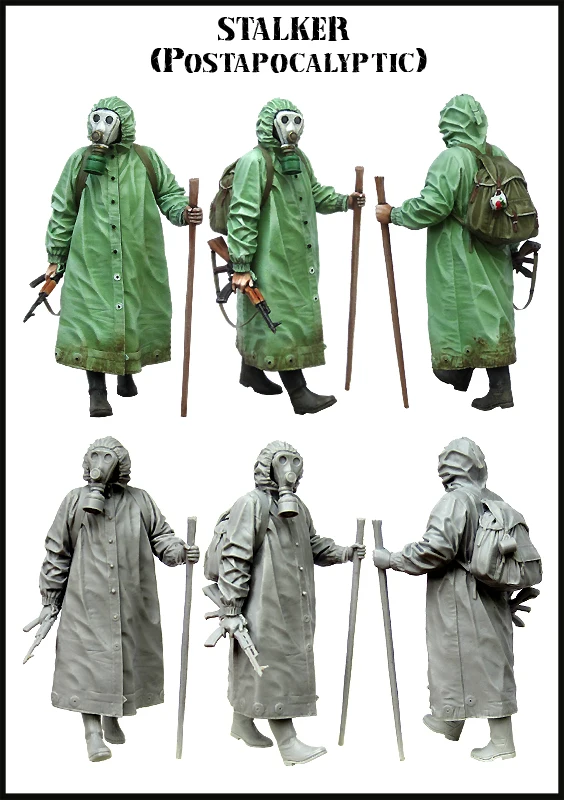 1/35 шкала Неокрашенная смола фигура КОЛЛЕКЦИЯ Сталкер фигура
