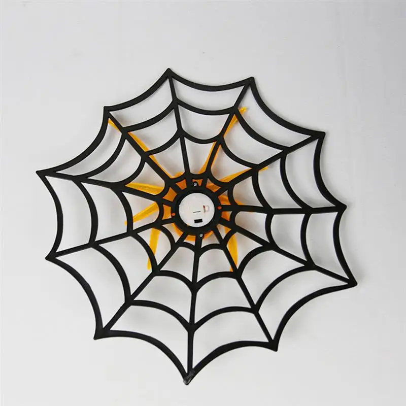 

LED Halloween Spider Web Creative Halloween Prop Lighting Plastic LED Lights Halloween Party DIY Decorations for Haunted House
