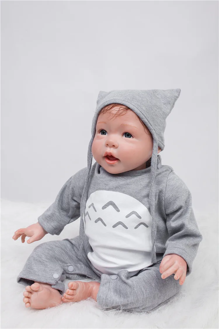 Кукла реборн силиконовая мягкое тело 20 дюймов кукла-младенец подарок для