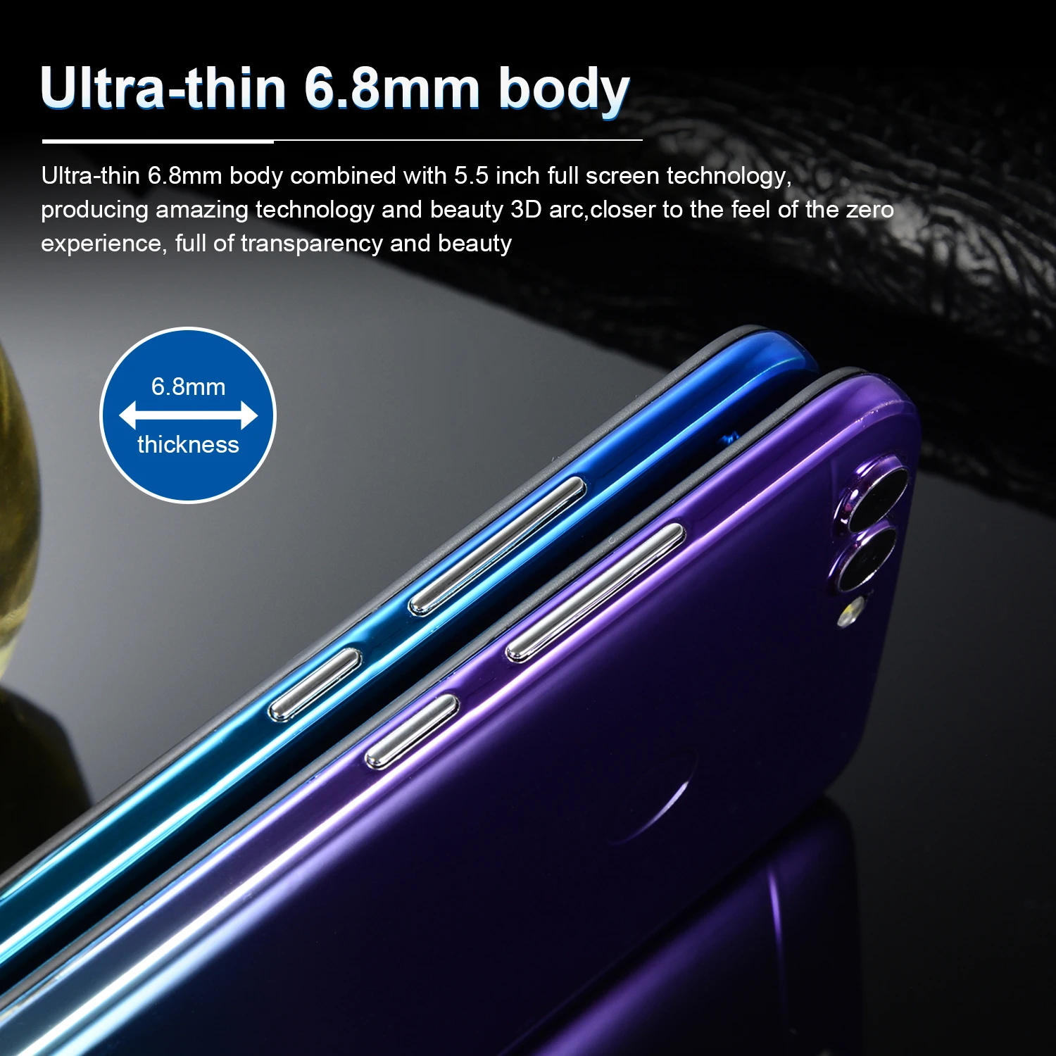 Ультратонкий 3g WCDMA смартфон 7s Plus MTK6750 1 Гб+ 8 Гб мобильный телефон с двумя sim-картами 5,5 дюймов экран разблокированный мобильный телефон