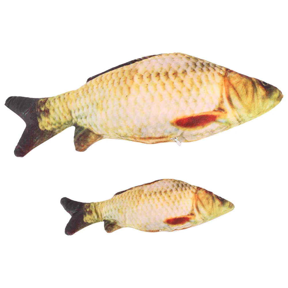 Игрушка для кошек в форме милой рыбы долговечная жевательная игрушка собак