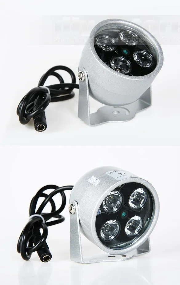 DIYSECUR инфракрасный светильник ночного видения 4 светодиода 50 м для IP CCTV CCD