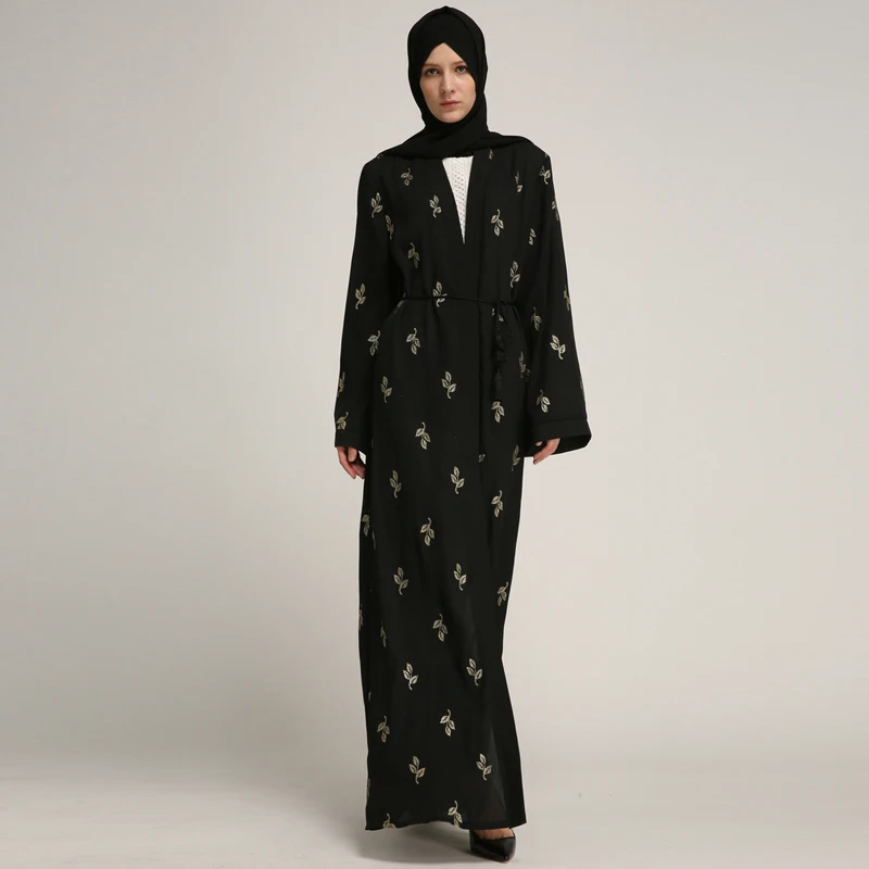 Кимоно абайя Дубай Турция ислам кардиган хиджаб мусульманское платье Абая для
