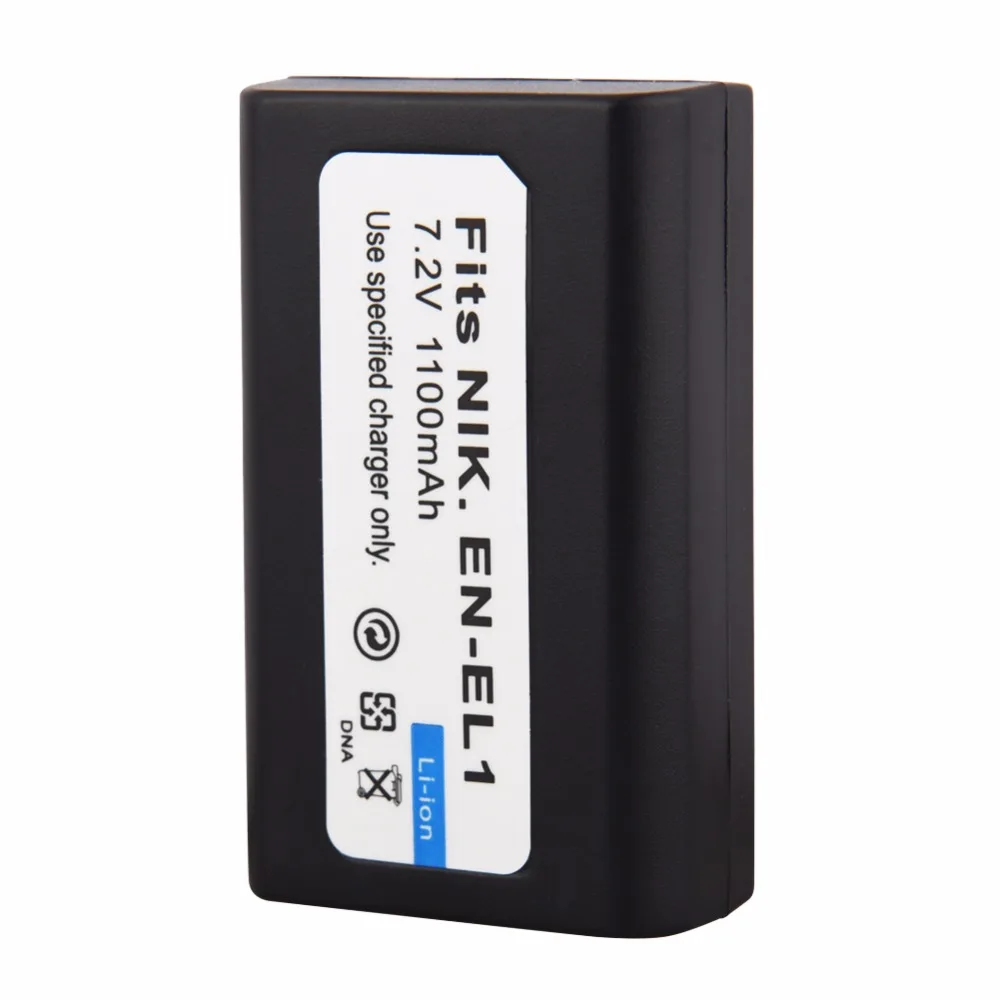 1x1100 мА/ч, EN-EL1 Батарея для Nikon Coolpix 500 775 880 885 990 995 4300 4500 4800 5000 5400 5700 8700 Minolta A200 DG5W акумуляторная батарея