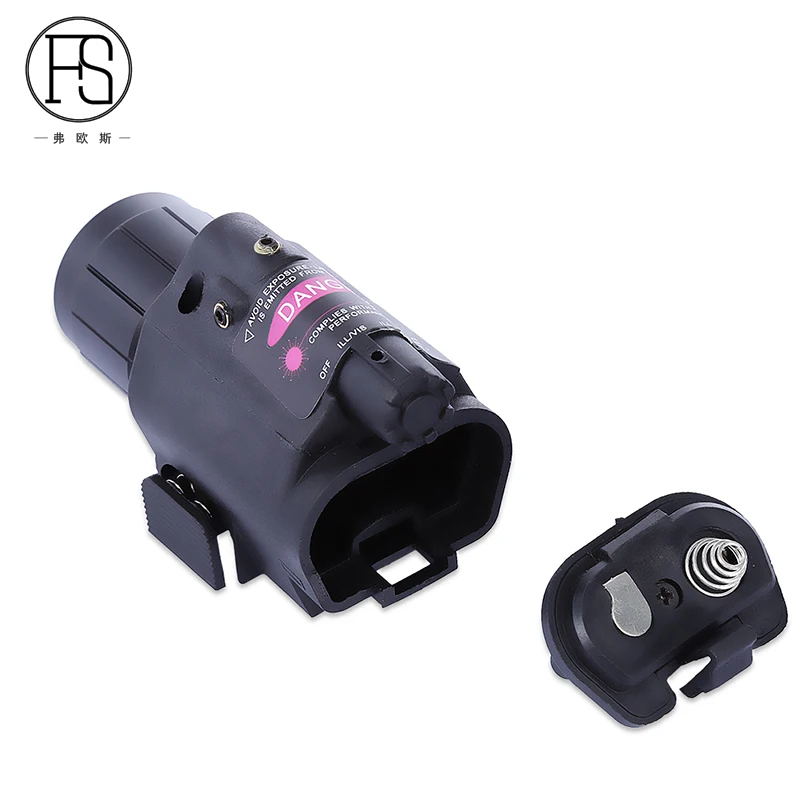 Красный лазерный прицел тактический светодиодный фонарик 2 в 1 охотничий для