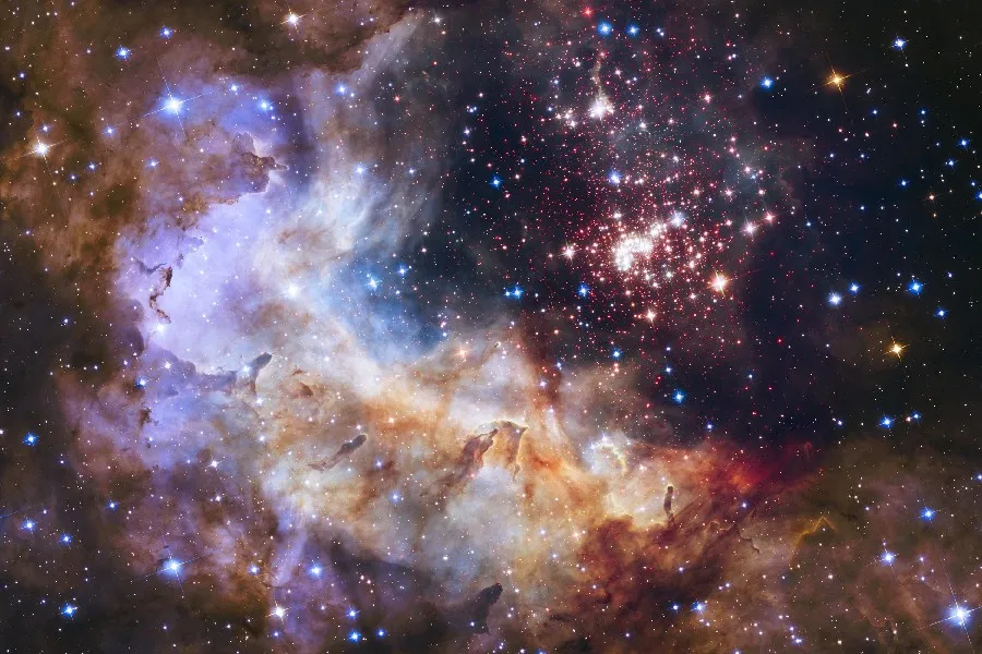 Andromeda Галактическая Вселенная Космос Звезды плакат печать шелковая ткань