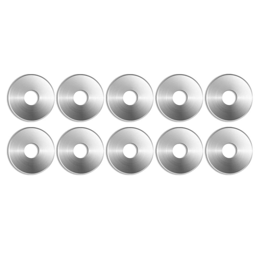 10 шт. вращающиеся режущие инструменты 18 мм запасные лезвия резак для ткани кожи