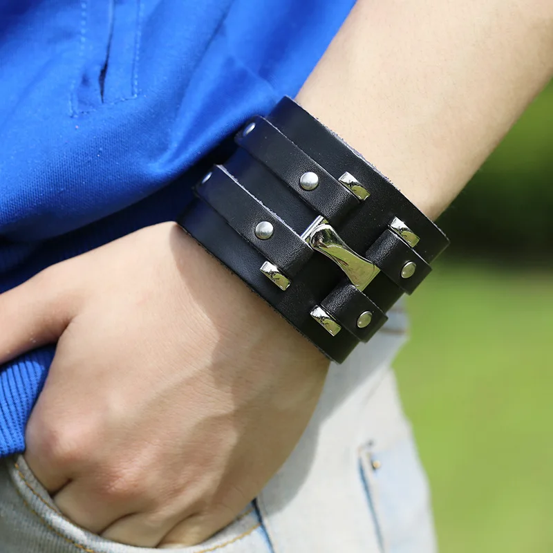 Мужские и женские браслеты из натуральной кожи | Украшения аксессуары