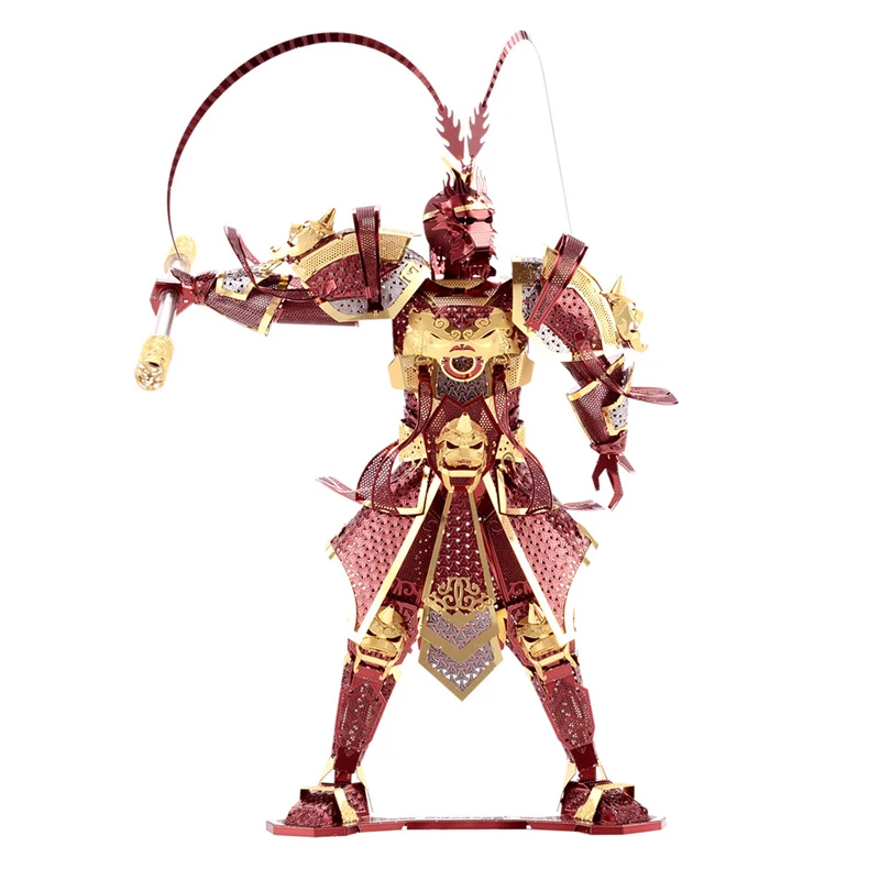 3D металлическая головоломка Sun Wukong для взрослых собранная игрушка DIY модель Набор