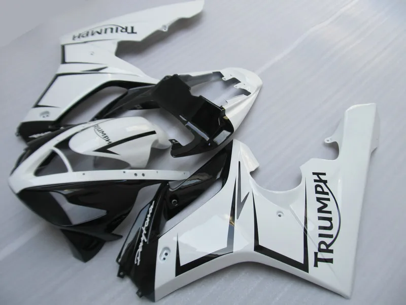 Литьевая форма обтекатель комплект для Triumph Daytona 675 06 07 08 DAYTONA675 2006 2007 2008 ABS белый