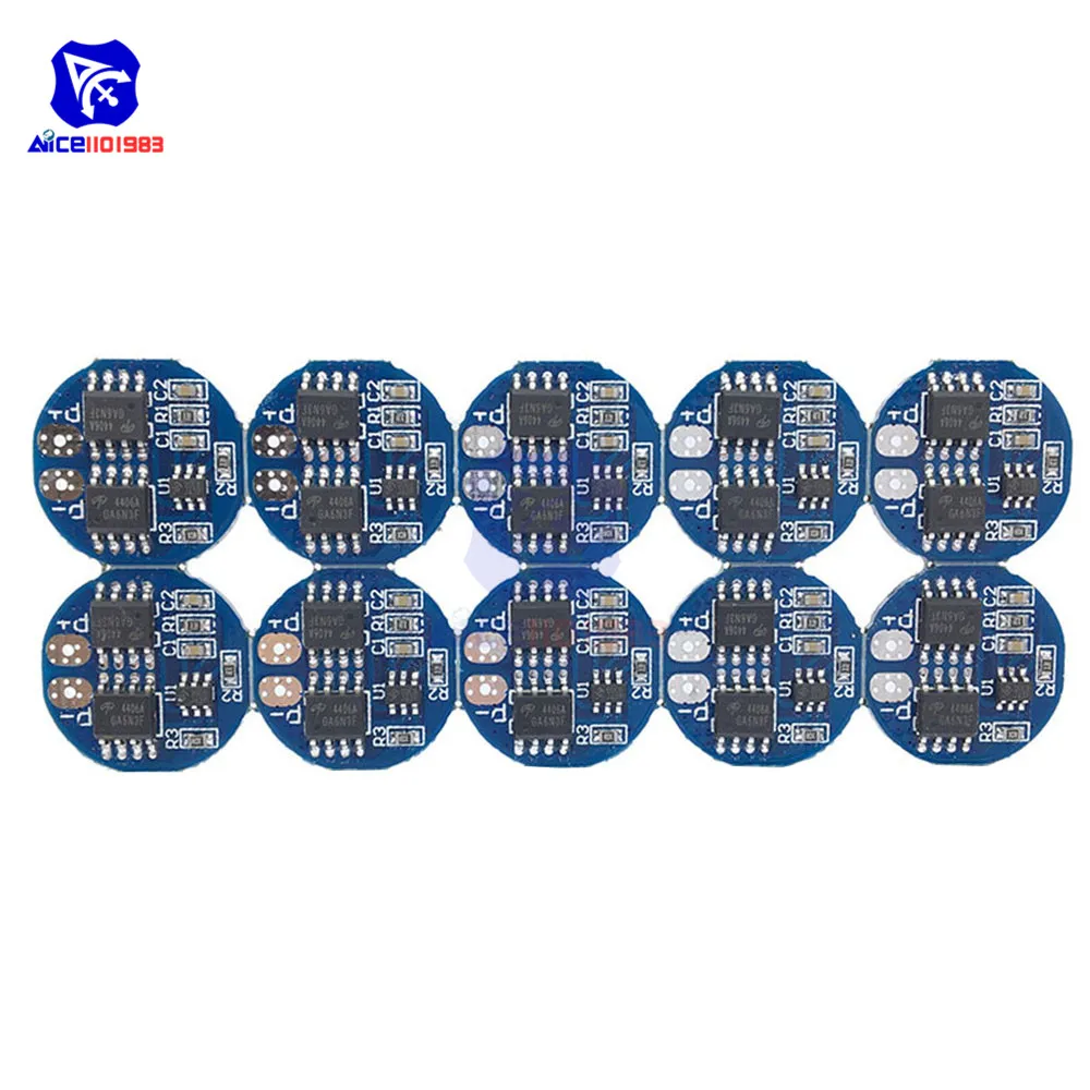 10 шт./лот 2S 5A 7 4 V 8 BMS 18650 Защитная плата для литий ионной батареи защиты от разряда