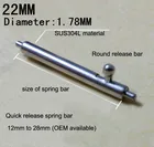 50 шт.лот 22 мм пружинный переключатель Инструменты для ремонта часов и комплекты пружинный стержень Запчасти для часов 304 шпилька для часов из нержавеющей стали