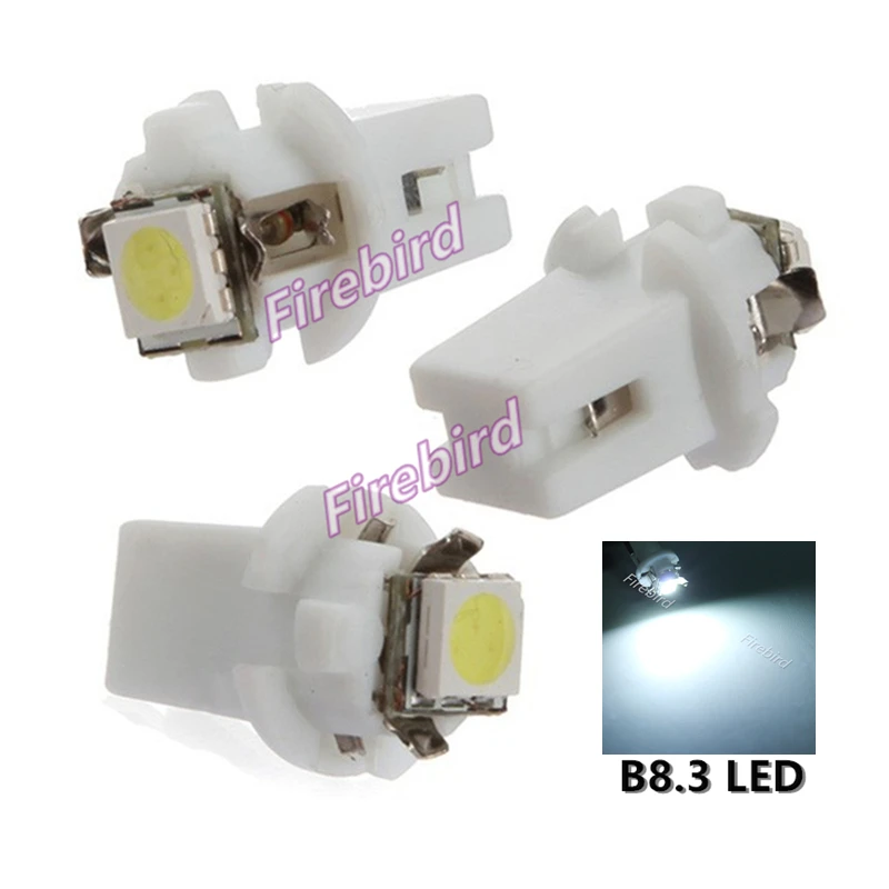 6 x B8.3 5050SMD светодиодный автомобильный мотоцикл панель с предупреждающим