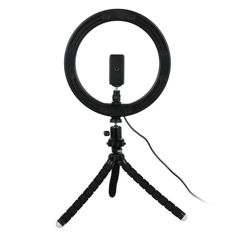 Tycipy кольцевая Светодиодная лампа для фотосъемки селфи камера видео стол мини
