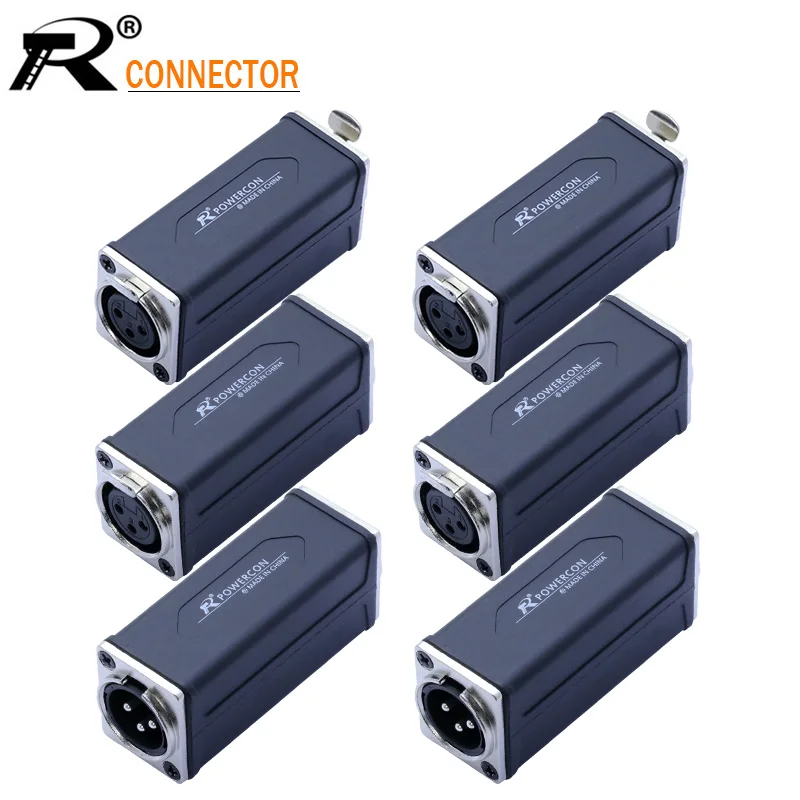 1 шт. R разъем Серебряный 3PIN XLR прямой адаптер Высокое качество XLR Панель Крепление разъем мужской на Женский удлинитель адаптер