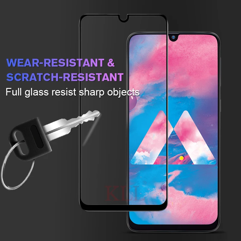 20D полное покрытие закаленное стекло для Samsung Galaxy M40 M30 M20 M10 Защита экрана A70 A50 A40 A30