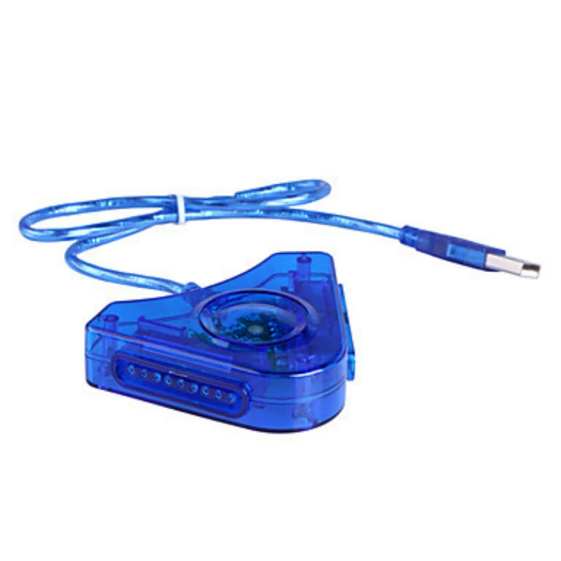 

Двойной игровой конвертер адаптер USB кабель джойстик для игры Dual Playstation 2 для PS2 конвертер геймпада PC USB Game