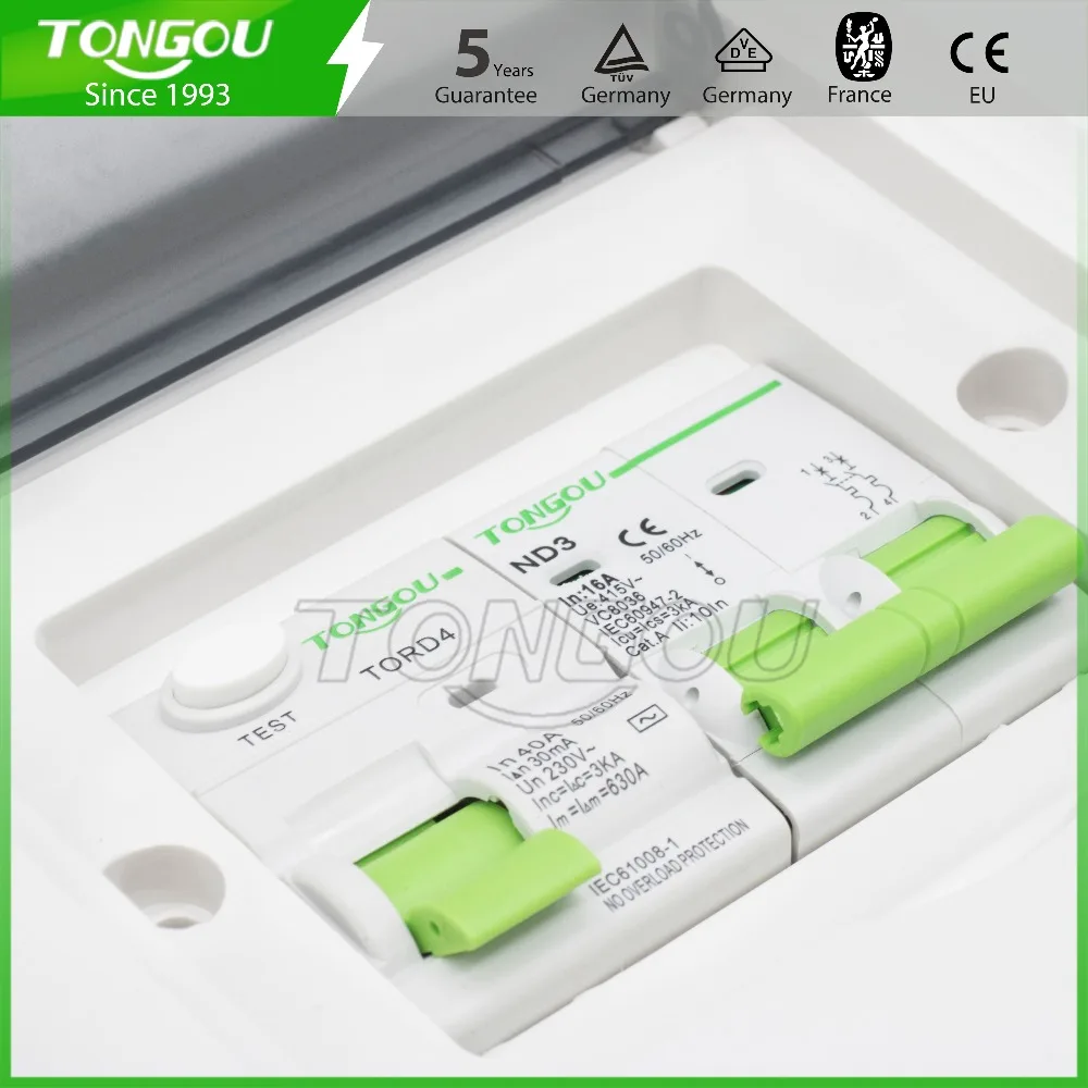 2 4 сторонняя металлическая распределительная коробка потребительский блок 63 А 2P