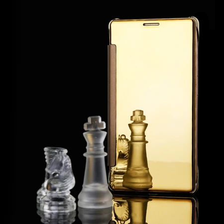 Роскошное покрытие прозрачное зеркало чехол для huawei P10 P9Lite кожаный ПК Жесткий