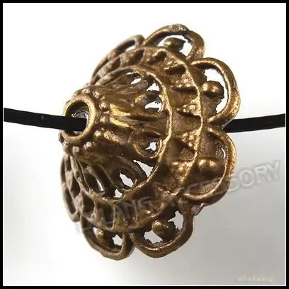 150 шт./лот Винтаж бронзовый цветок застежки в форме цветка 18 мм Оптовая продажа