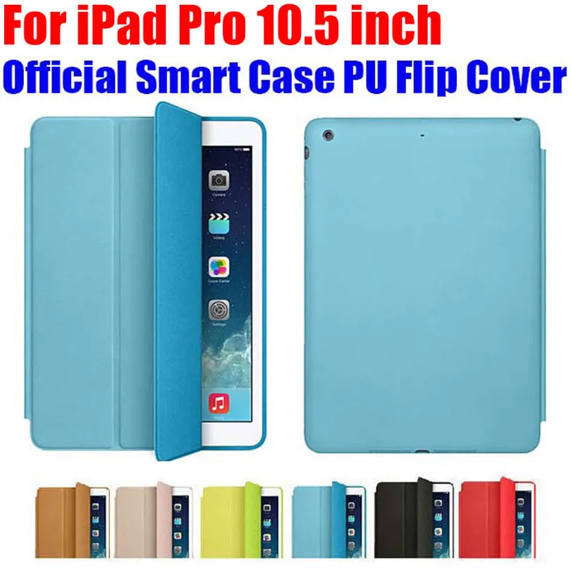 Official Design Smart Case For Apple iPad Pro 10.5 inch Ultra thin PU Leather Flip Cover For iPad Pro IPRS9