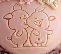 size5X5CM Мыло ручной работы стандартный мини мыло diy печать - Цвет: size5X5CM