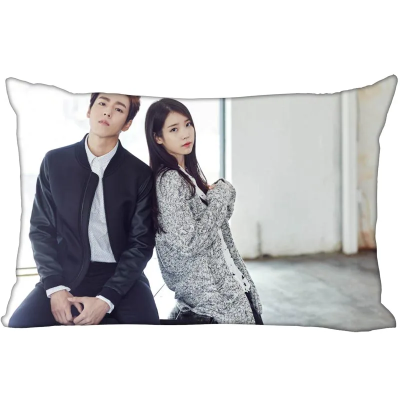 Горячая KPOP IU Lee Ji Eun Наволочка декоративная наволочка на молнии атласная на заказ Ваш образ больше размера - Цвет: 14
