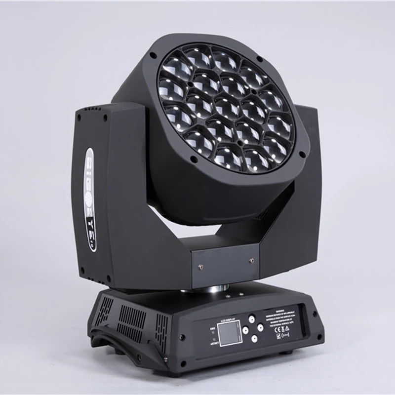 Диско 19*15W 4 в 1 RGBW led Большой bee eye k10 светодиодный зум с движущейся головкой