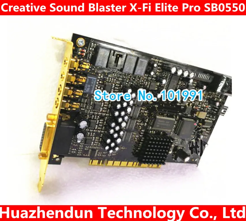Оригинал для креативного звукового бластера X Fi Elite Pro SB0550 7 1 Звуковая карта