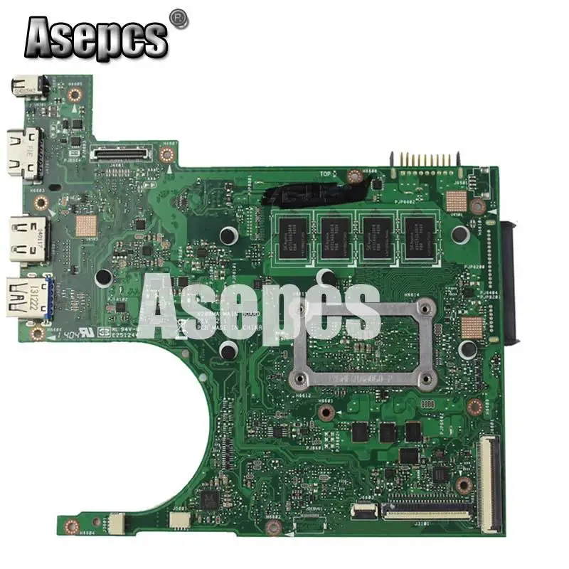 Asepcs X200MA материнская плата для ноутбука For Asus F200M F200MA тест оригинальная 2G RAM N2920 4