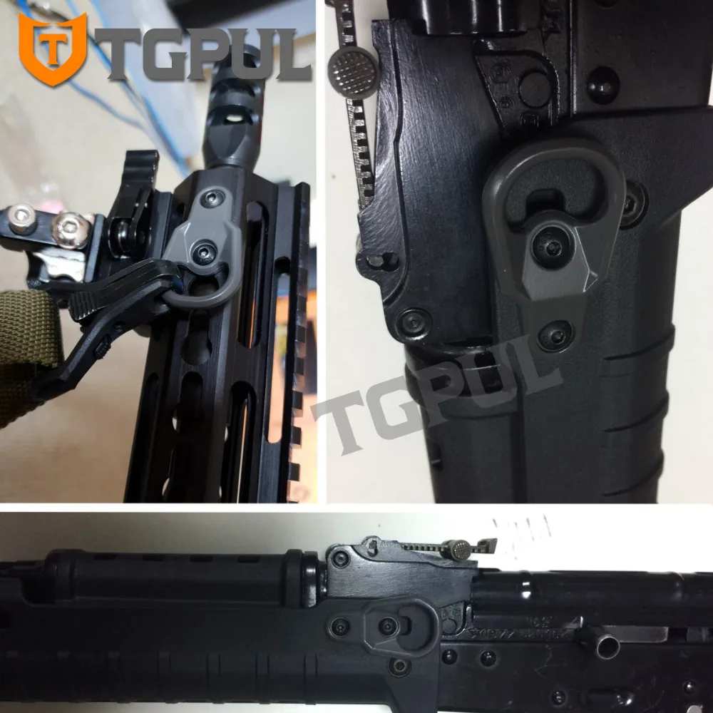 TGPUL MLOK Sling Mount насадка-адаптер для KeyMod системы и M-LOK Handguard 1 2 3 Point Sling темно-серый