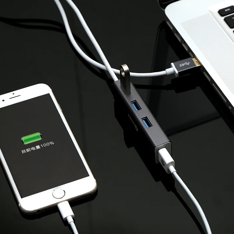 Biaze 4 порта мини USB концентратор 3 0 высокоскоростной разветвитель 5 Гбит/с GL3520 для