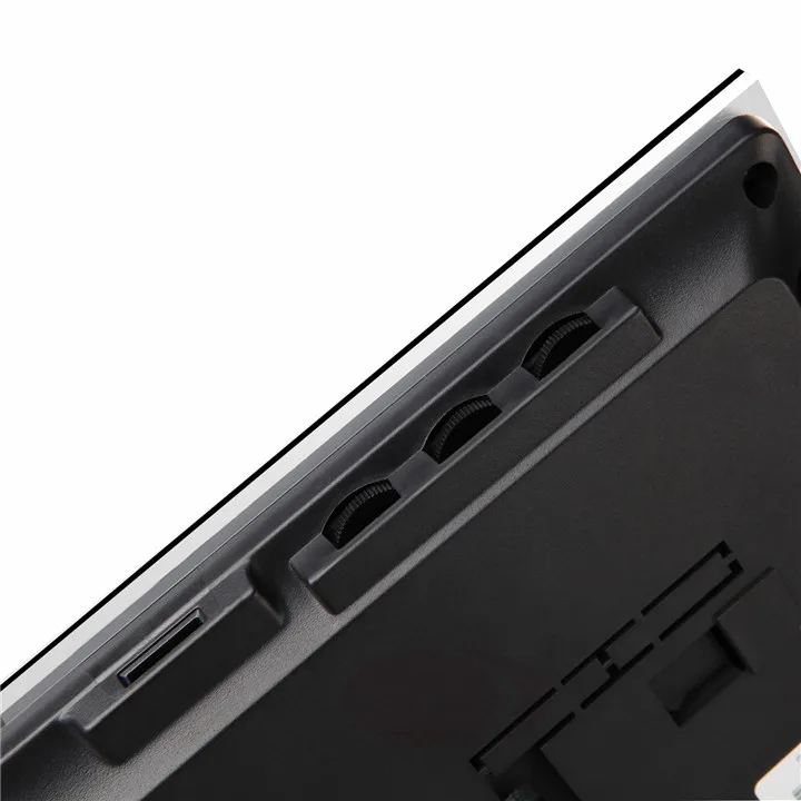 7 ''внутренняя Проводная связь для личного дома видеодомофон 3 MonitorsTouch Кнопка RFID Доступа наружная камера+ Электрический ударный замок комплект
