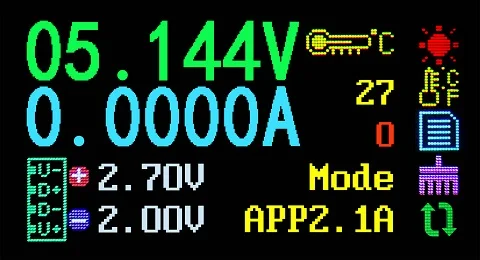 RD AT35 5 цифр USB 3,0 цветной ЖК-Вольтметр Амперметр Напряжение измеритель тока мультиметр Зарядка батареи банк питания USB Тестер