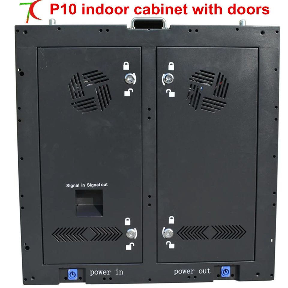 

Factory sales 960*960mm P10 indoor 8scan equipment cabinet with led display