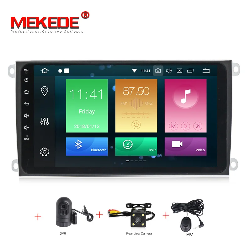 CAR DVD camera DVR 4G RAM 32G ROM HD 1024X600 Android 8,0 9 дюймов полный сенсорный экран автомобильный мультимедийный автомобильный gps dvd-плеер для Porsche Cayenne 2003-2010 - Цвет: CAR DVD camera DVR