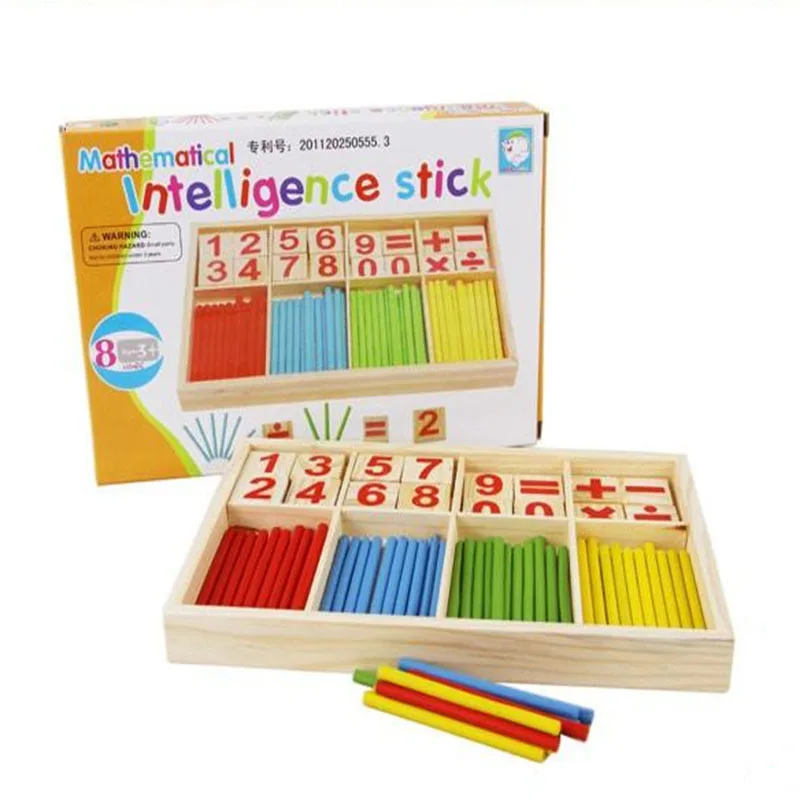 

Обучение детей считать арифметические цифры бары Математика детский сад Пазлы Обучение Обучающие деревянные игрушки для малышей