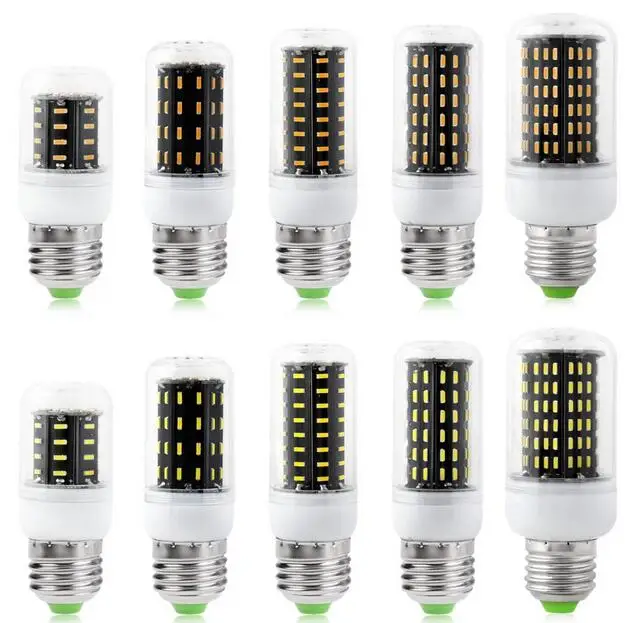 Светодиодные лампы E27 E14 GU10 G9 B22 SMD 4014 36 56 72 96 138 светодиодный s теплый белый/белый