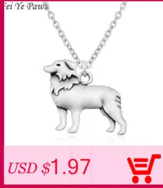 Fei Ye Paws, женское ожерелье, Westie, подвески, Boho, медные, металлические, собачьи подвески, ожерелье s, длинная цепочка из нержавеющей стали, ожерелье для девочек